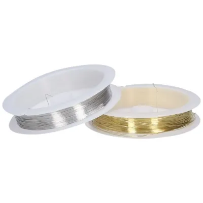 Drôtik viazací 0,3mm,14m - strieborná