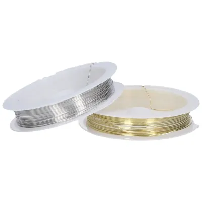 Drôtik viazací 0,6mm,4m - strieborná