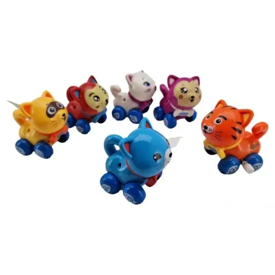 Farebná mačička na natiahnutie 7cm - žltá