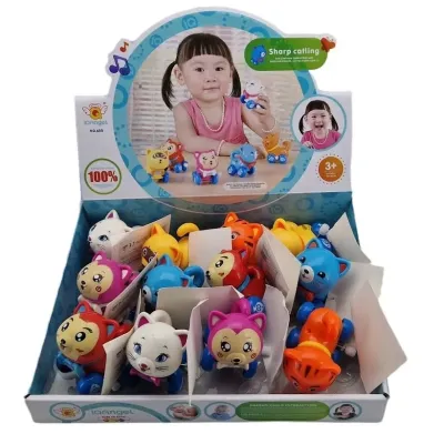 Farebná mačička na natiahnutie 7cm - žltá