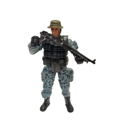 Figúrka vojaka so zbraňou Special Forces 10cm - baretka