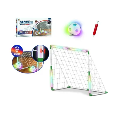 Futbalový set so svetelnými efektmi 88x68cm