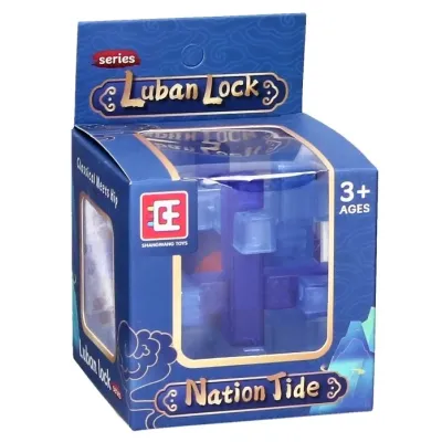 Hlavolam 7cm 4druhy - modrá