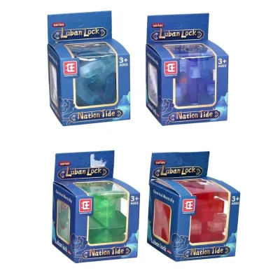 Hlavolam 7cm 4druhy - modrá