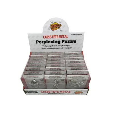 Hlavolam kovový rôzné druhy