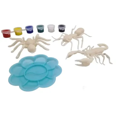 Hmyz na maľovanie sada 10ks - modrá