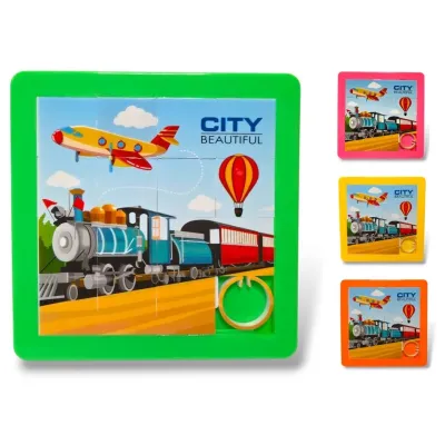 Hra logická hlavolam 12cm - žltá