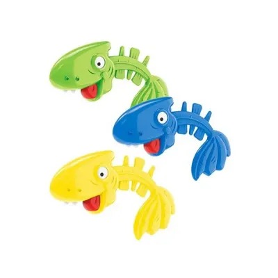 Hračka na potápanie sada rybia kostra 22cm