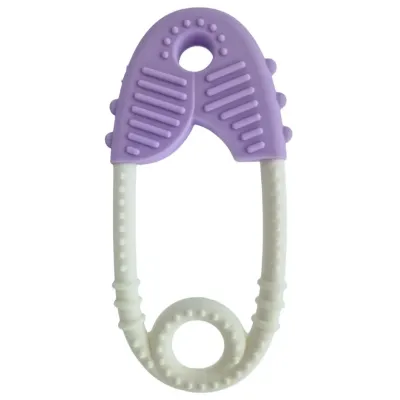 Hryzátko špendlík silikón 11,5cm - modrá