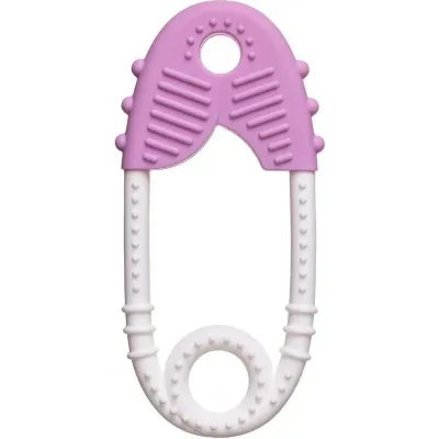 Hryzátko špendlík silikón 11,5cm - modrá