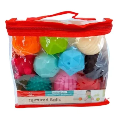 HUANGER Sada senzorických loptičiek 10ks