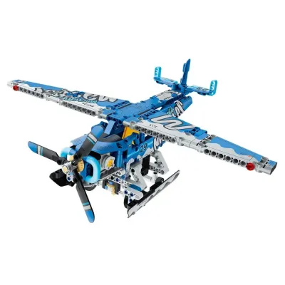 Hydroplán lietadlo mechanická stavebnica 323 dielikov