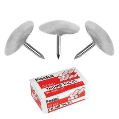 Pripínačky 10mm FOSKA/50ks