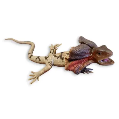 Jašterica Agama gumená 18cm