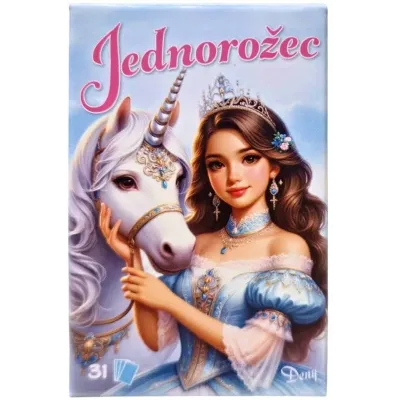Karty 3 hry Jednorožec 31 kariet
