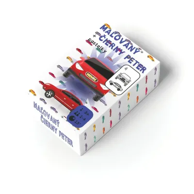 Karty Maľované Čierny Peter autá