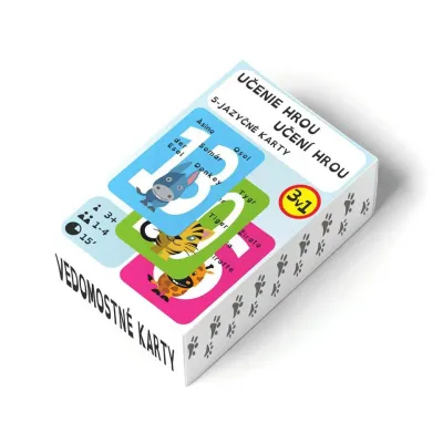 Karty vedomostné 5-jazyčné