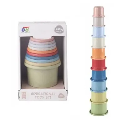 Kelímky stohovacie do vane kruhové 10ks