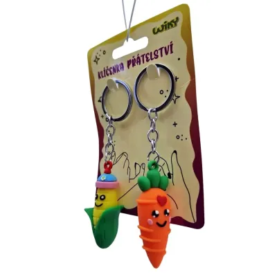 Kľúčenka priateľstva zelenina 2ks