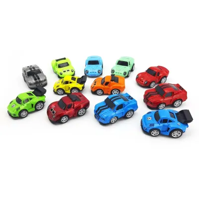 Kovové autíčko na spätné naťahovanie 6cm