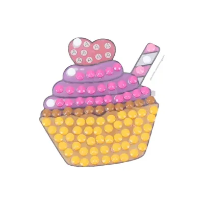 Kreatívny set diamond samolepky