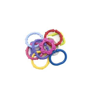 Krúžky plastové 6cm 10ks v sáčku