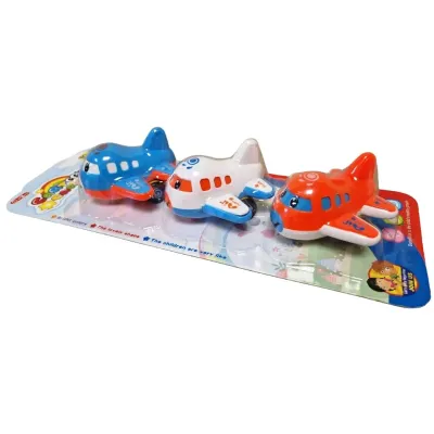 Lietadlá 8cm sada 3ks 