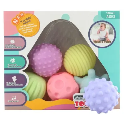 Loptičky senzorické 6ks