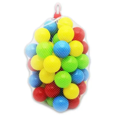 Loptičky v sieťke 6,5cm 60ks