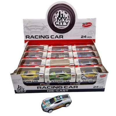 Malé športové autíčko na spätné natiahnutie 7cm