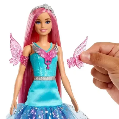 Mattel Barbie a dotyk kúzla bábika Malibu s 2 miláčikmi 