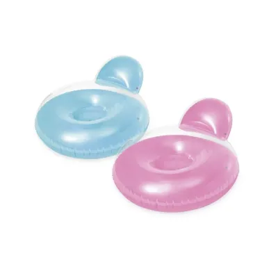 Intex 58889 Nafukovacie lehátko s operadlom 137x122cm - modrá