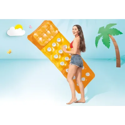 Intex 58890 Nafukovacie lehátko s otvormi 188x71cm - modrá