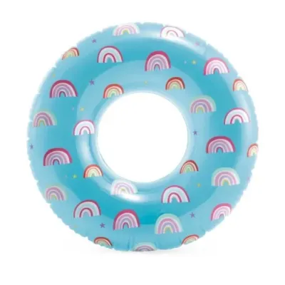 Intex 59259 Nafukovací kruh Whimsical Magic Tubes 81cm - kvety