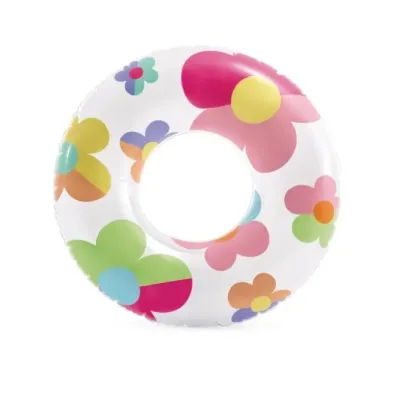 Intex 59259 Nafukovací kruh Whimsical Magic Tubes 81cm - kvety