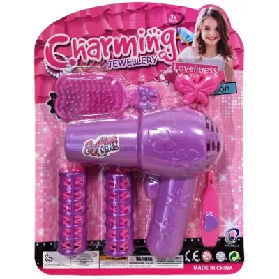 Kadernícka sada s fénom 2druhy - ružová