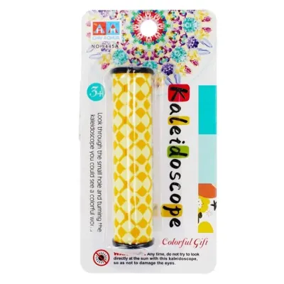 Kaleidoskop mini 10cm - žltá