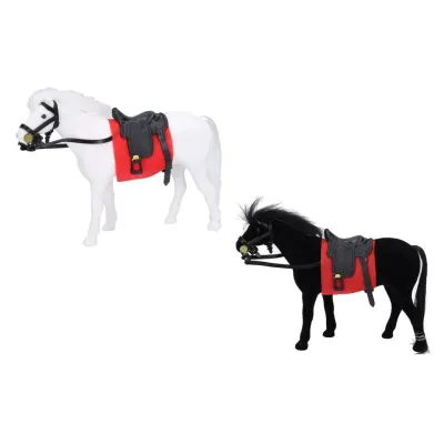 Kôň 14cm 2farby - čierna