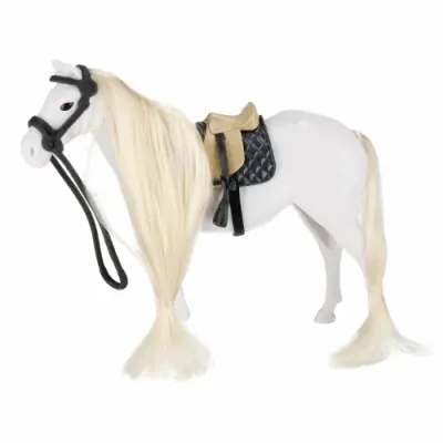 Kôň s doplnkami 2farby - biela