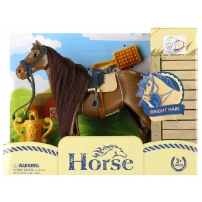 Kôň s doplnkami 2farby - biela