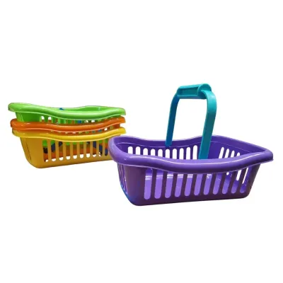 Košík nákupný plastový 22,5x16x7cm - žltá