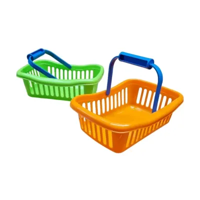 Košík nákupný plastový 22,5x16x7cm - žltá