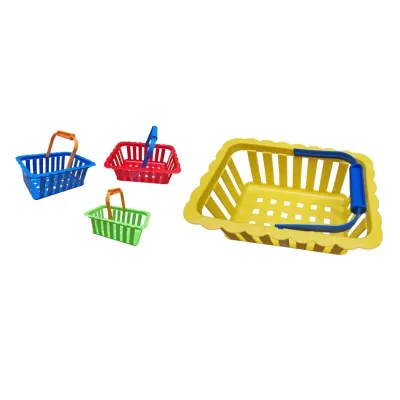 Košík nákupný plastový 27x18x11cm - žltá