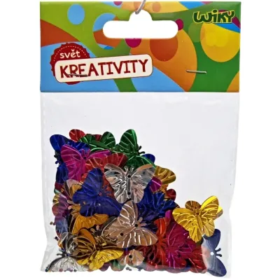 Kreatívna sada dekorácie 10g - zelená - listy