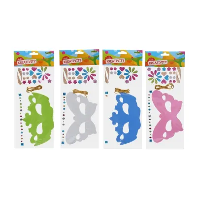 Kreatívny set maska ​14x36 cm - zelená