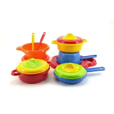 Kuchynská sada v košíku 10ks - modrá