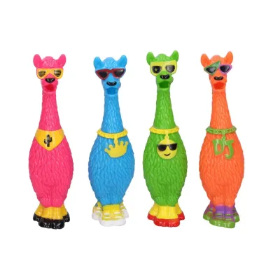 Lama pískacia 32cm, mix farieb - modrá