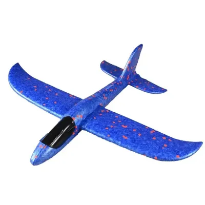 Lietadlo hádzacie 17cm - modrá