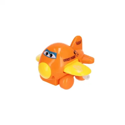 Lietadlo na natiahnutie 8cm - žltá