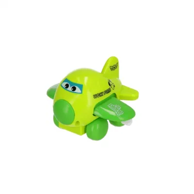 Lietadlo na natiahnutie 8cm - žltá